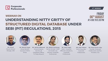 Understanding Nitty Gritty of Structured Digital Database under SEBI (PIT) Regulations, 2015