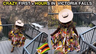 Raw Unfiltered first 4 Hours In Victoria Falls with @StevenNdukwu