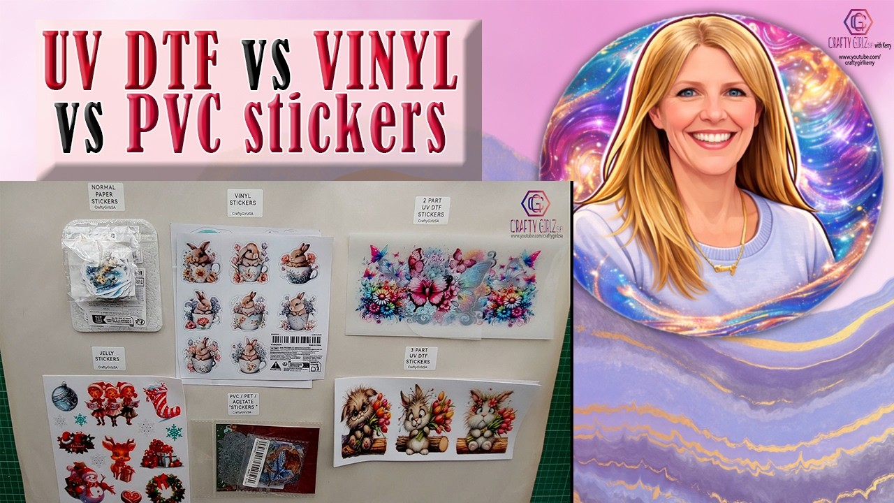 Type 7 Sticker #0116 What Type of Sticker Is This? | UV DTF, PVC, Vinyl, Resin ...