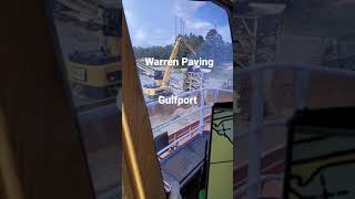 Gulfport working a Warren Paving job
