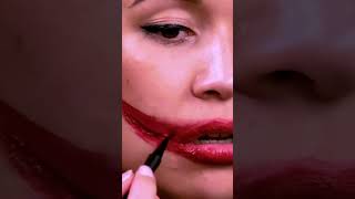 Joker Makeup   Natural Halloween Look With Liquid Lipstick Eyeliner And Elmers Glue 