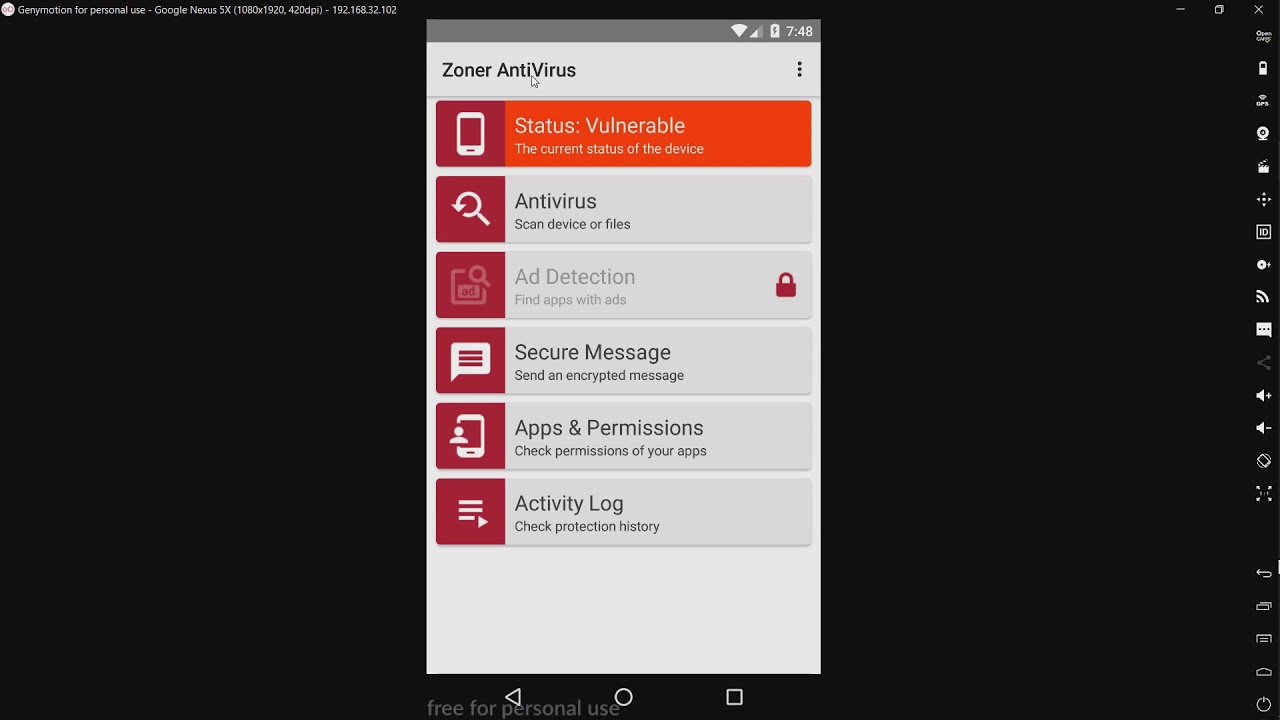 Download zoner antivirus android