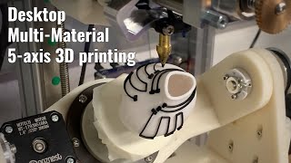 Multi-Material 5-axis 3D printing with Open5x + E3D Toolchanger