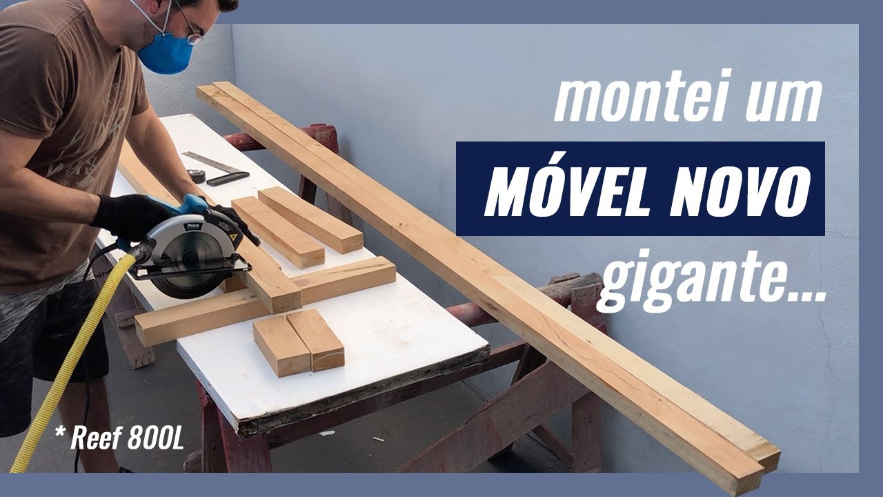 MÓVEL PARA AQUÁRIO GRANDE (MADEIRA): Faça Você Mesmo