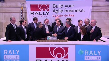 Rally Software Celebrates IPO on the New York Stock Exchange