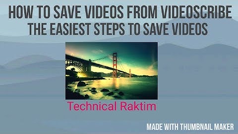 How to save videos from videoscribe in gallery|| The Easiest steps that anybody can learn..