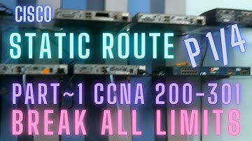 Free CCNA 200 301 Static Routing | Routing protocol | Routing config Cisco Free lab Course network