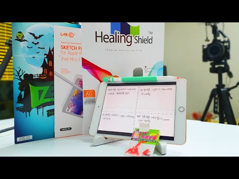 아이패드 종이질감 보호필름 3종 비교 | 좀비배리어, 랩씨, 힐링쉴드, 케미꽂이 | iPad Screen Protectors comparison