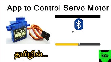Create app to control Servo motor in Tamil|Arduino Project |Karthikesh Robotics|Tamil Projects
