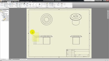 Autodesk Inventor Tutorial 31: Dimensioning in DWGs