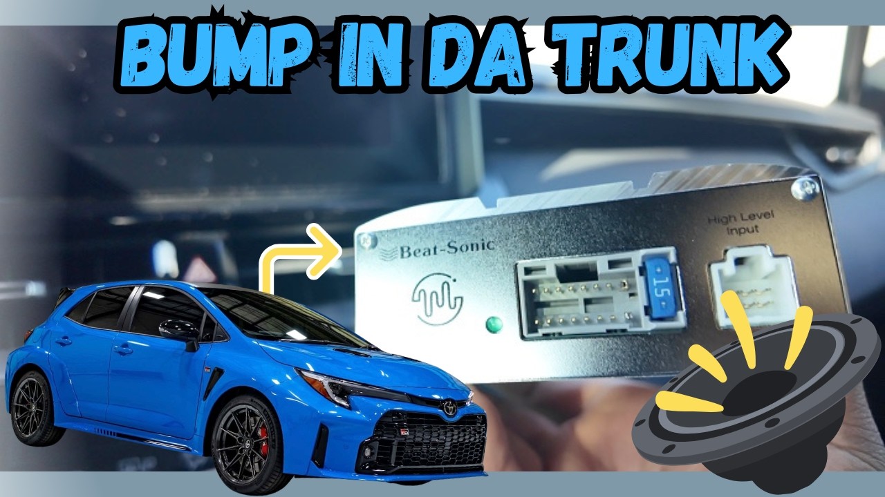 FINALLY! I fixed the JBL System... | Beat-Sonic AMP | GR Corolla Install