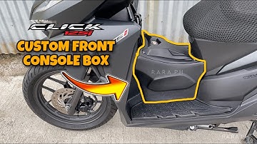 Honda Click 125i/150i Custom Front Console Storage Box | RARA PH