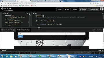freeCodeCamp | Build a Wikipedia Viewer | Part 2
