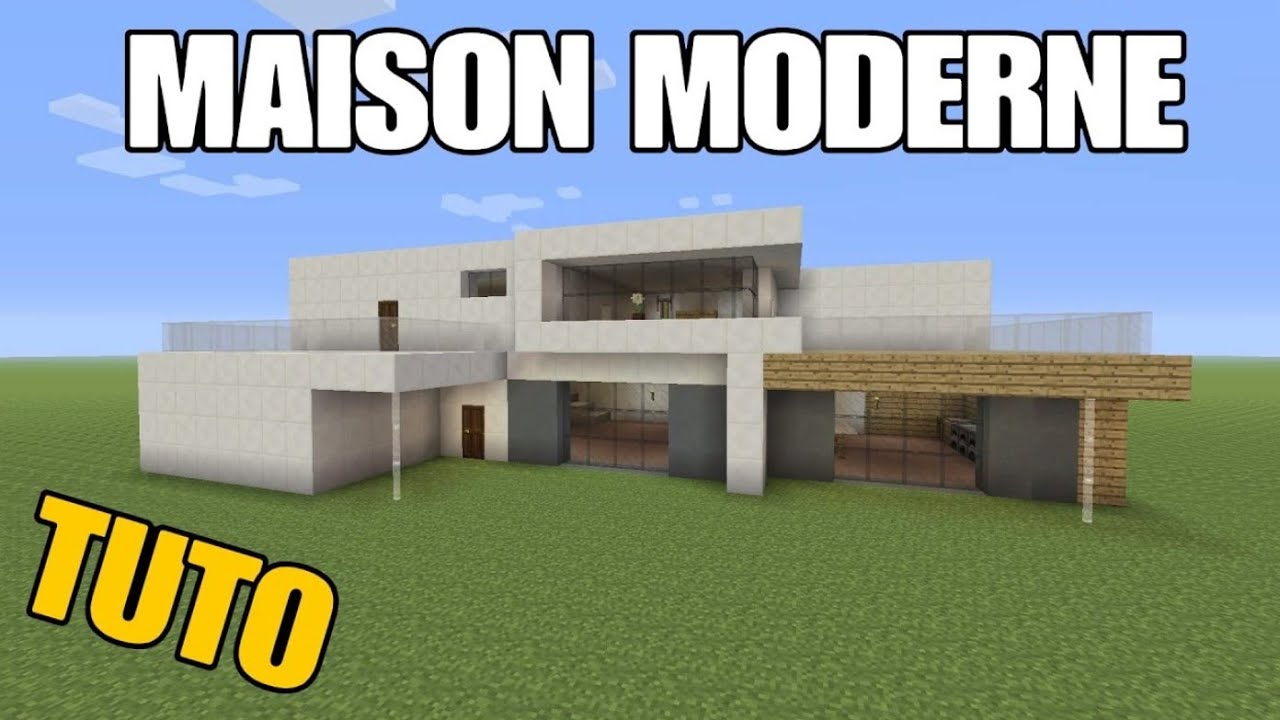 Minecraft- Comment faire une maison moderne et contemporaine sur