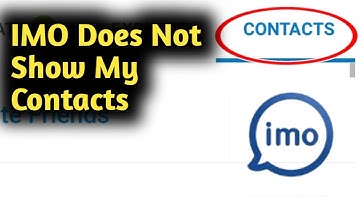 IMO Does Not Show My Contacts