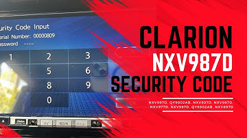 How to Unlock Clarion NXV987D Radio Fast & Easy | Step-by-Step Security Code Password Reset