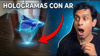 Así se crean HOLOGRAMAS con realidad aumentada | 8th wall Tutorial