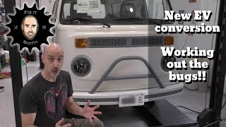 Working out the bugs and driving my VW Bus EV Conversion #evconversion