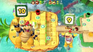 Super Mario Party - Partner Party - 57: Watermelon Walkabout - Bowser, Bowser Jr., Donkey Kong