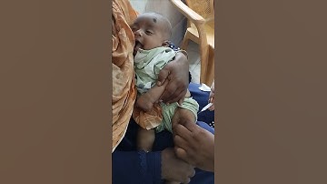 1 month baby vaccination moment crying #short #trending #injection #vaccinator #babycare #cute #baby