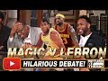 McGrady &amp; Pierce Get Into Hilarious Debate Magic Johnson or Lebron James (2017)