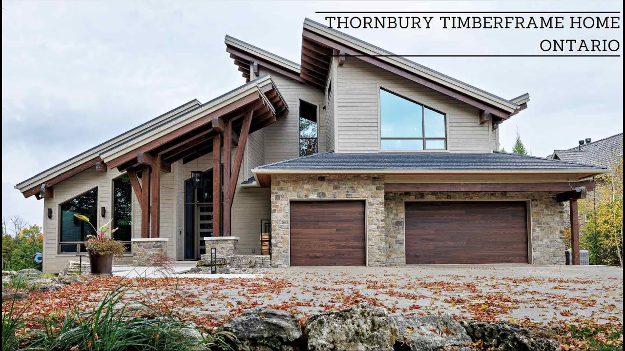 Thornbury Timberframe | Canadian Timberframes - YouTube