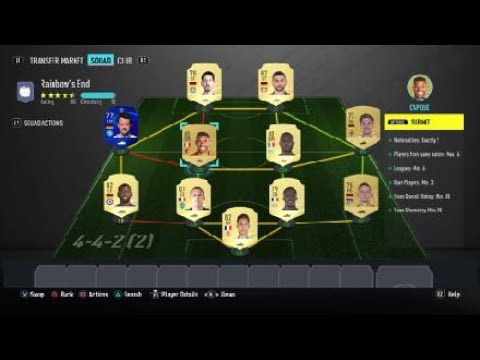 Rainbow's End FUT 20 SBC