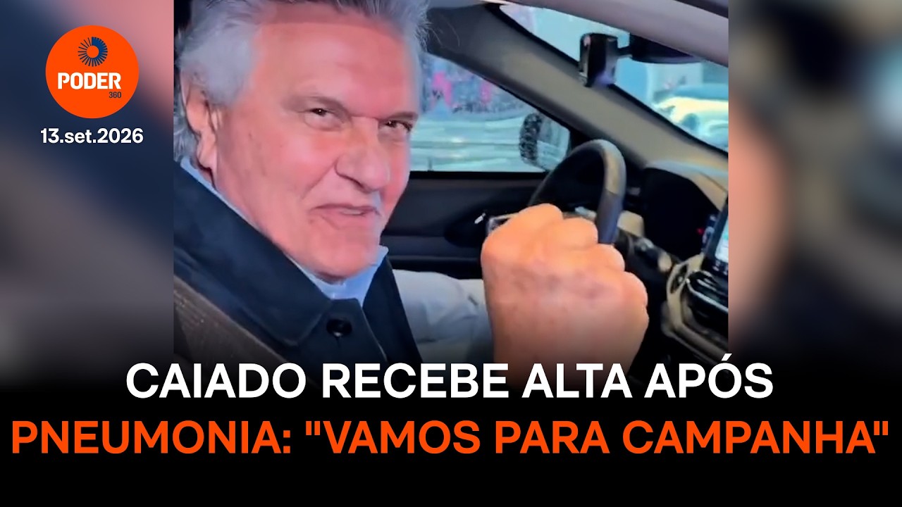 Caiado recebe alta após pneumonia: “Agora vamos para a campanha”