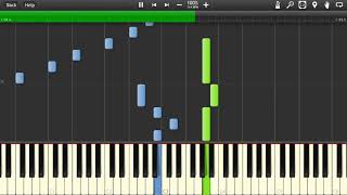 Nightmare Before Christmas  Sally's Song  The Wild Conductor [Piano Tutorial] (Synthesia)