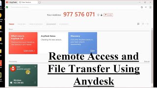 Installing and Using Anydesk for Remote access screenshot 2