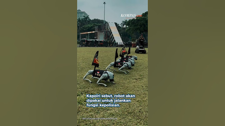 Robot Polisi Disebut Harganya Rp 3 M, Kapolri: Masih Diuji Coba