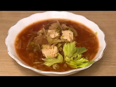 СЕЛЬДЕРЕЕВЫЙ СУП ДЛЯ ПОХУДЕНИЯ.  ‼️Минус 3 кг в неделю‼️ХУДЕЕМ ВКУСНО!!!