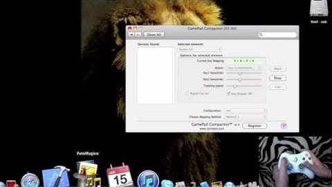 xbox controller connected to a  mac
