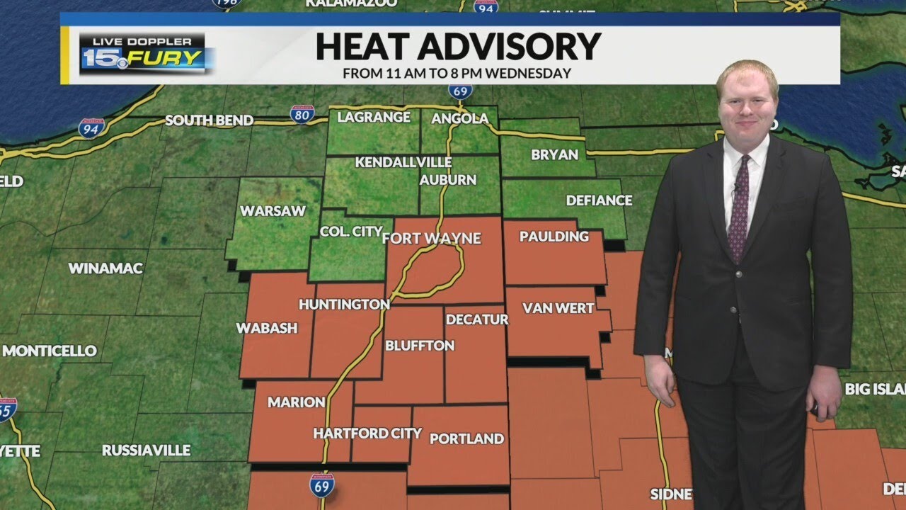 More storm chances Wednesday and staying hot/humid - YouTube