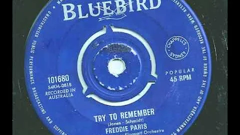 Freddie Paris - Try To Remember - 1966 - RCA Bluebird 101680 - (B Side to 'Teen Queen')