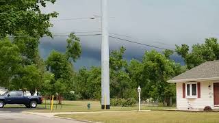 Crazy Shelf Cloud in Cedar Rapids (Aug 24, 2021)