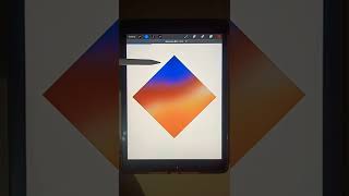 Easy landscape drawing in procreate