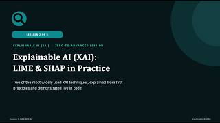 Explainable AI (XAI) PART 2