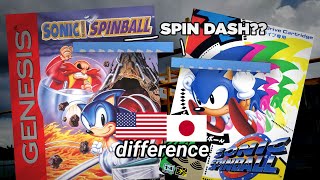 Sonic Spinball: US and JP Difference