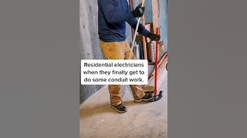 First time bending pipe? I have seen stuff like this before. #oddlysatisfying #funny #electrician