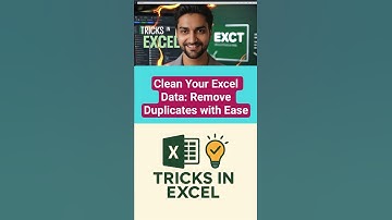 Clean Your Excel Data: Remove Duplicates with Ease