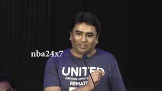 Jayam Ravi has put a lot of Hard Work: Shakti Soundar Rajan | Tik Tik Tik Audio Launch | nba 24x7