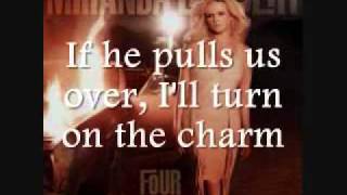 Miranda Lambert - Fastest Girl In Town [Lyrics On Screen] chords