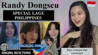 RANDY DONGSEU  SPECIAL LAGU PHILIPPINES ! II FILIPINA REAKSI