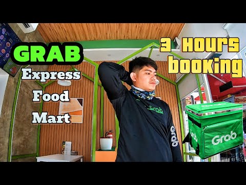 3 HOURS BOOKING GRAB EXPRESS FOOD MART LUDOBEMOTOVLOG