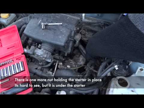 Subaru Forester Starter removal and replacement