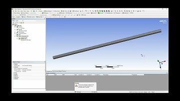 Cantilever beam analysis #ansysworkbench 