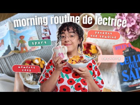 A WEEK IN MY READER MORNING ROUTINE 🍵📖🏋🏽‍♀️