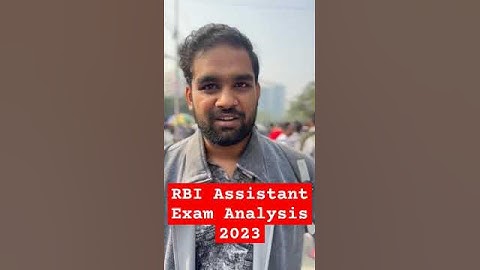 RBI Assistant Self Given Analysis 2023 🔥🔥 #shorts #pw #rbiassistantexamanalysis