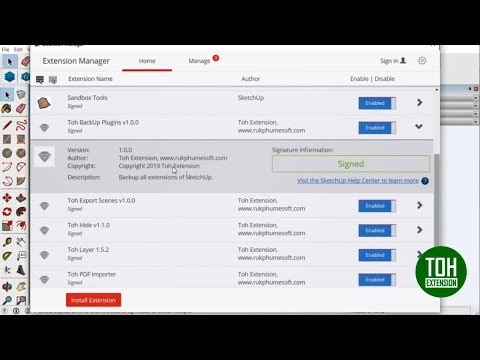 Ruby for SketchUp | Toh Backup Extensions